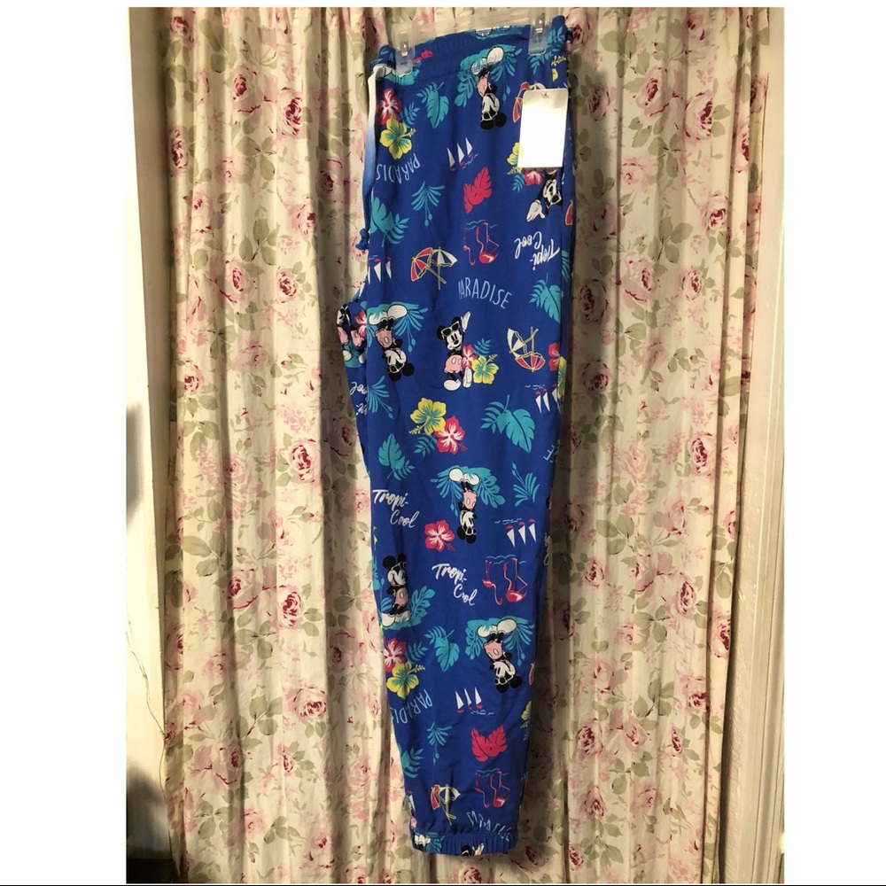 Disney Mickey Sleep Lounge Pants Tropical Beach
